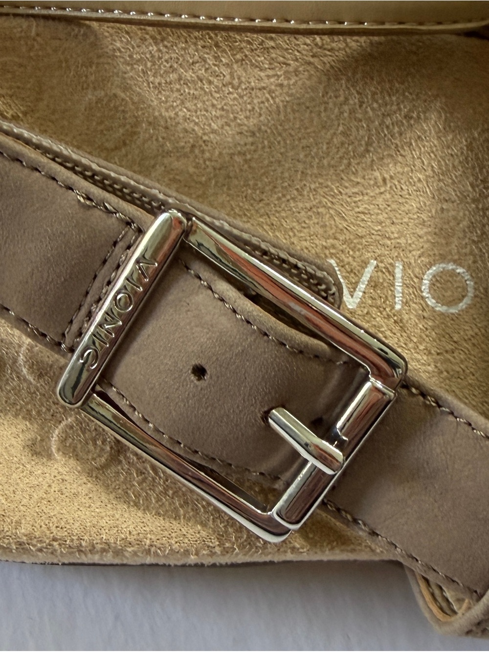 Vionic Taupe Double-Strap Slingback Sandals - Picture 4 of 7
